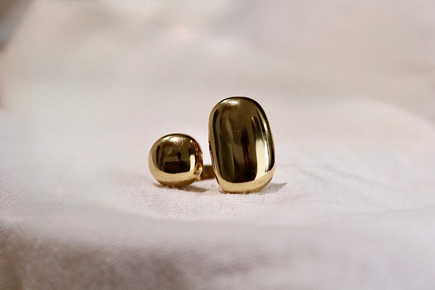 Anello Bubble Piatto